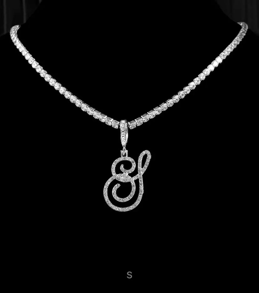 Collier Pendentif Lettre 💎