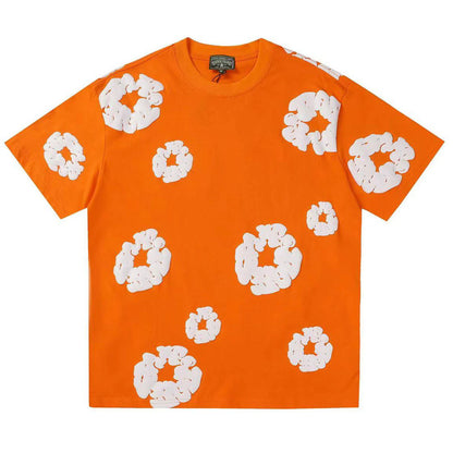 Camiseta tipo Y2k, estilo redondo.