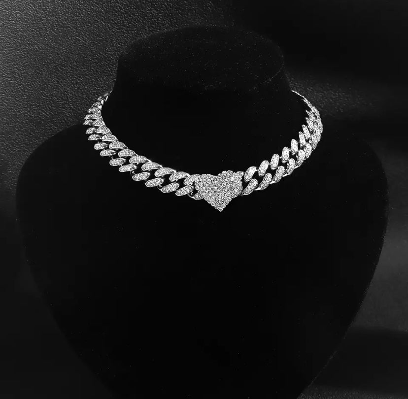 Ice Collier heart & butterfly 💎