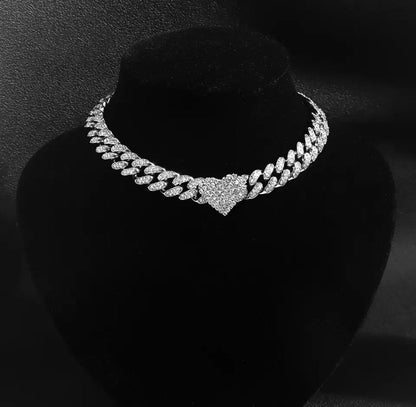 Ice Collier heart & butterfly 💎