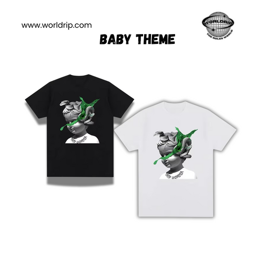 Camiseta temática de bebé para uso urbano ⚡️