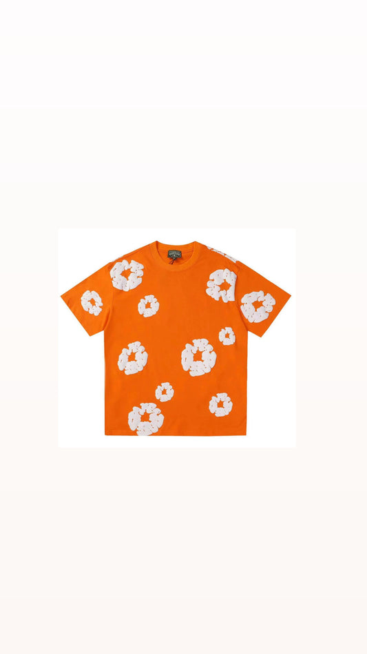 Camiseta tipo Y2k, estilo redondo.